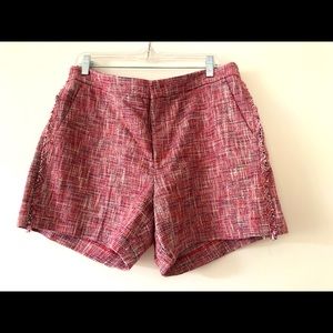 Banana Republic Pink Tweed Shorts